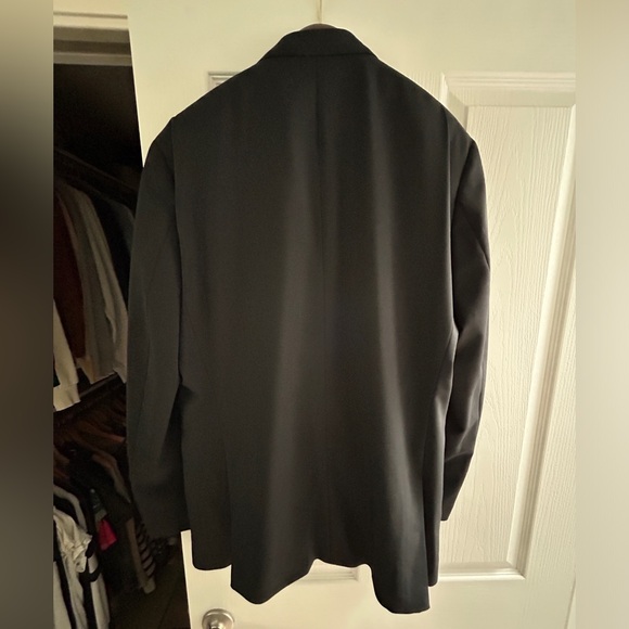 Hugo Boss 40R Black Virgin Wool Suit - Picture 4 of 4